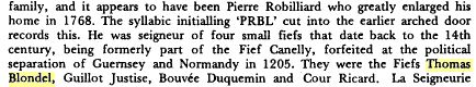 Fief Blondel 14th century?